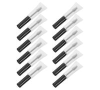 VILLCASE 12pcs Clear Soft Squeeze Mascara Tubes for Cream Refillable Sample Containers Portable Eyelash Bottles for Travel and Home Use