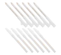 VILLCASE 12pcs Cloth Marking Pencil Embroidery Pen Sewing Marker Pens Washable Fabric Marker Precise Fine Tip Design Highly Visible White Wood Plastic for Batch Sewing and Embroidery