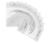 VILLCASE 12pcs Eyelash Trial Display Boards Plastic Lash Exhibit Tool for Lash Style Comparison and Style Preview, for Makeup Practice and Salon Use