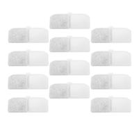 VILLCASE 12pcs Pet Water Fountain Filters Replacement for Water Dispenser, Activated Resin and Cotton Material, Catch Hair and Debris, Filter Impurities, for Small Pets at Home