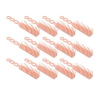 VILLCASE 12pcs Professional Hair Combs for Curly Hair with V-shaped Teeth, Anti-static Plastic Styling Tools for Salon and Home Use, Easy Detangling and Versatile Grooming Supplies