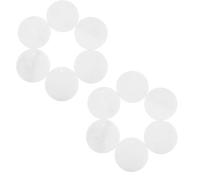 VILLCASE 12pcs Round Painting Rocks Smooth Flat Pebbles for Jewelry Making DIY Paintable Stones Craft Charms for Adults Beginners Necklace Earrings Garden Decor