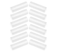 VILLCASE 12pcs White Foam Cylinders for Modeling, DIY Craft Rods Christmas | Polystyrene Craft Supplies, Smooth Paintable Surface, Holds Shape for Artists, Crafters, Floral Decorations