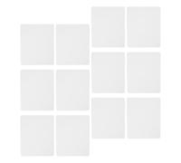 VILLCASE 12pcs White Sublimation Mouse Pads Blank for Heat Transfer Printing, Comfortable Rubber Material, Wear-resistant Mouse Mat Suitable for Office and Gaming Use