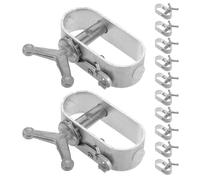 VILLCASE 12pcs Wire Tensioner Tool Set Robust Tensioning and Efficient Tightening Sturdy Steel and Aluminum Construction for Large Scale Agricultural Settings and Farming Operations