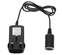 VILLCASE 12v 2a Car Voltage Converter with Strong Load Ability and Abs Material, Household Power Converter Suitable for Car Subwoofer and 3d Printer, Compact Black Auto Power Adapter