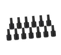 VILLCASE 13pcs 15ml Glass Nail Polish Empty Bottles Brush Refillable Containers for Manicure Store Supplies and Nail Polish Storage