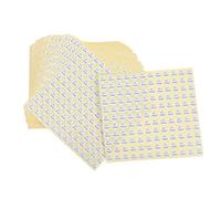 VILLCASE 150 Sheets Qc Passed Stickers Adhesive Round Labels for Packaging and Warehouse Management Plain White Self Adhesive Tags for Product Inspection Multi Surface Application