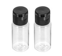 VILLCASE 15Ml Refillable Sample Empty Bottles 12Pcs PET Lotion Containers for Travel Skincare with Black Cap and Funnel