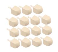 VILLCASE 15pcs Blank Wooden Dreidels DIY Painting Craft Kit for Hanukkah and Adults Unfinished Safe Wood Spinning Tops for Creative Decoration and Game Play
