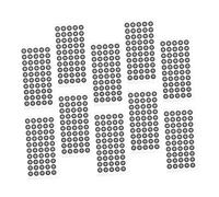 VILLCASE 15sheets Scanner Reflective Markers High Visibility Scanner Target Markers for Research Animation
