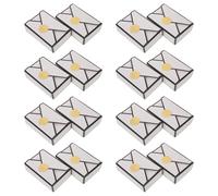 VILLCASE 16pcs Vintage European Style Candy Snack Present Packaging Boxes, Envelope Shaped Small Paper Boxes Made of Sturdy Paper Material for Wedding Favors and Anniversaries