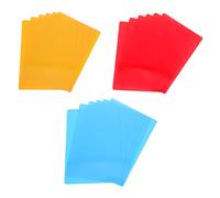 VILLCASE 18pcs Clay Mats Plastic Craft Pads for Modeling Clay and Writing Safe Rounded Edges Reusable Sturdy Polymer Pads for S Art Creative DIY Supplies for Group Fun and Skill Development