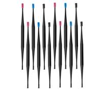 VILLCASE 18pcs Double-Sided Silicone Ear Wax Removal Kit with Reusable Spiral Q-Grips Tools for Adults, and Elders - Soft, Safe Ear Cleaner for Home and Travel Use