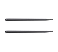 VILLCASE 1pair 5a Carbon Fiber Drumsticks Comfortable Percussion Sticks with No Burr for Professional Jazz and Band Use Black Drumsticks Pack