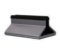 VILLCASE 1Pc Adjustable Vertical Laptop Stand Desktop Holder for Tablet Notebook Mounting Durable Space Saving Bracket for Desk Use Compatible with Various Laptops