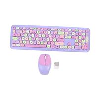 VILLCASE 1Set Wireless Keyboard Mouse Wireless Office Supplies Versatile for Laptops Desktop Computers Great for Work Gaming and More No Battery Included