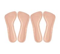 VILLCASE 2 Pairs Self-Adhesive High Heel Inserts Insoles for Women’s Shoes Size 37-38, Breathable Invisible Ball of Foot Cushion Pads, Non-Slip Soft Three-Quarter Shoe Liners for Sandals