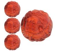 VILLCASE 2 Pairs Wooden Baoding Hand Exercisers with Handmade Zodiac Carvings, Ergonomic Fit and Finger Tactile Stimulation, Traditional Chinese Massage Balls for Relaxation and Hand