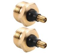 VILLCASE 2 Pcs Copper Blowout Plug for Rv Winterizing Sturdy Wear-Resistant Rv Blow Out Adapter for Outdoor Use and Long Distance Journeys
