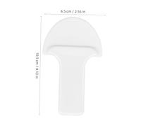 VILLCASE 2 Pcs Self Adhesive Toilet Seat Lifter Tabs for Easy Lid Opening Simple Installation Bathroom Accessory Compatible with Standard Toilet Seats White Minimalist Design