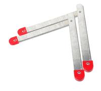 VILLCASE 2 Sets Folding Step Ladder Hinge Parts Made of Galvanized Aluminum Sturdy Metal Ladder Tie Rods Ensuring Stability Long Lasting Service
