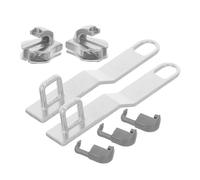 VILLCASE 2 Sets Silver Zipper Pull Replacement Hardware for Backpack and Bag, Zinc Alloy Material with Sunken Customs Lock Design, Reinforce Zipper for Longdistance Travel and DIY Craft