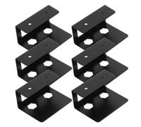VILLCASE 2 Sets under Desk Laptop Storage Mount with Iron and Eva Material, Anti-slip Mats to Prevent Sliding and Ensure Stability, Compact Laptop Support Bracket for Home Office and Shared