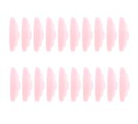 VILLCASE 20 Pairs Silicone Eyelash Pads Pink Lash Extension Shields s m M1 M2 L5 Sizes for Eyelash Perming and Makeup Tool Suitable for Professional and Beginner Eye Lash Curling