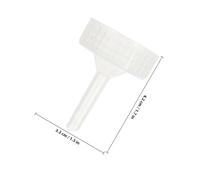 VILLCASE 20 Pcs Transparent Shrimp Egg Bottle Caps Plastic Brine Shrimp Incubator Hatchery Accessories for Aquarium Fish Tanks Breeding and Fertile Eggs Hatching