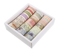 VILLCASE 20 Rolls Vintage Washi Tape Set Japanese Style Decorative Paper Tape for Scrapbook Journals and DIY Crafting for Party Favor and Hand Account Decoration