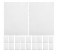 VILLCASE 20 Sheets Braille Writing Paper Sheets for Blind People, Thickened White Paper for Communication, for Learning and Classroom Environments, Braille School Supplies for Home Practice