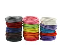 VILLCASE 200pcs Elastic Hair Ties for Women and Girls with High Elastic Thread Material, Excellent Workmanship and Design, for Ponytail and Keeping Hair in Place Daily Random Color