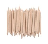 VILLCASE 200pcs Wooden Cuticle Pusher Nail Tool 7.5cm Portable Nail Spa Accessory Made of Gentle Wood for Manicure and Travel Kits Multi Use for Precise Dead Skin Removal