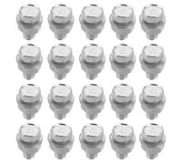 VILLCASE 20pcs Brake Cable Locking Screws with Nuts and Washers for Road Bike Brake Cable, High Strength Steel Material for Secure Installation in Urban Environments and Regular Maintenance