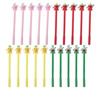 VILLCASE 20Pcs Colored Fruit Gel Ink Pens for Students Comfortable Grip Smooth Writing Cartoon Fruits Design for School Office Home Use Pink Peach Red Strawberry Yellow Pineapple Green