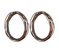 VILLCASE 20pcs Elastic Bands for Travelers Notebook with Nylon Elastic Rope Replacement Straps for Travel and Office Use Notebook Connecting Bands Accessories