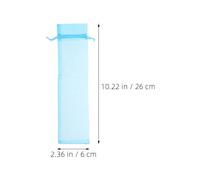 VILLCASE 20pcs Elegant Organza Gift Bags with Drawstring Closure, Multifunctional Fan Carrying Pouches, Mesh Material, Well-protected Design, for Party Storage and Candy Holder,