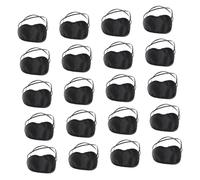 VILLCASE 20pcs Eye Protectors Blinder Night Sleeping Eye Cover Block Light Skin-Friendly Lightweight Simple Design Polyester Sponge Non-Woven Cloth for Trains Camping