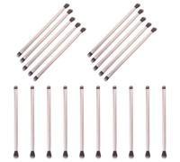 VILLCASE 20pcs Eyeshadow Brushes Blending Brush Dual-ended Design Comfortable Touch Precision Application Fashion Elegant Makeup Kit for Beauty Enthusiasts
