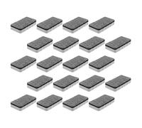 VILLCASE 20pcs Magnetic Dry Erase Board Erasers Eva Felt Material, Versatile Chalkboard Cleaners for Office and School Use, Improving Writing and Cleaning Efficiency