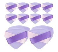 VILLCASE 20pcs Mini Dry Powder Puff Triangle Face Setting Sponge Non-slip Cosmetic Makeup Tools for Blending and Applying Loose Powder