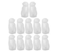 VILLCASE 20pcs Mini Penguin Figurines Foam Craft Kit for DIY Creativity and Decorating, White Foam Material, for Homes and Family Bonding Time Activities
