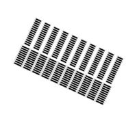 VILLCASE 20pcs Phone Speaker Mesh Dustproof Stickers Adhesive Loudspeaker Net Covers Mobile Phone Accessories Black Long and Short Size Sets for Dust Protection