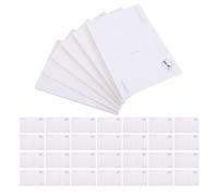 VILLCASE 20pcs White Postcards Set, Single-Sided Writable Blank Postcards with Postal Stamp Design, 4x6 Inch Paper Cards for Mailing, Crafting, and Watercolor Painting