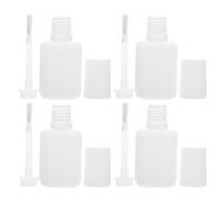 VILLCASE 22pcs Empty Top Coat Bottle Nail Polish Bottles Samples Jars for UV Top Coat Matte Gel Polish