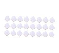 VILLCASE 24 pcs Transparent Plastic Paper Clips Square Document Sorting File Clamps for Office School Supplies Easy Squeeze Organizers for Papers Notes and Documents