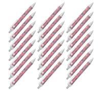 VILLCASE 24pcs Halloween Ballpoint Pens with Pumpkin, Skull, Bat, and Ghost Patterns for Teachers and Students, Smooth Writing Red Ink Pens for School Season Decor and Classroom Use