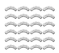 VILLCASE 24pcs Halloween Cake Wrapper Decoration Black Paper Spider Web Design Creative Cake Wrap for Ice Cream and Cheese Party Supplies