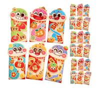VILLCASE 24pcs Year Snake Red Envelopes Thick Paper Lucky Money Bags Chinese Year Hong Bao for Lunar Festival Wedding Birthday Traditional Blessing Packets